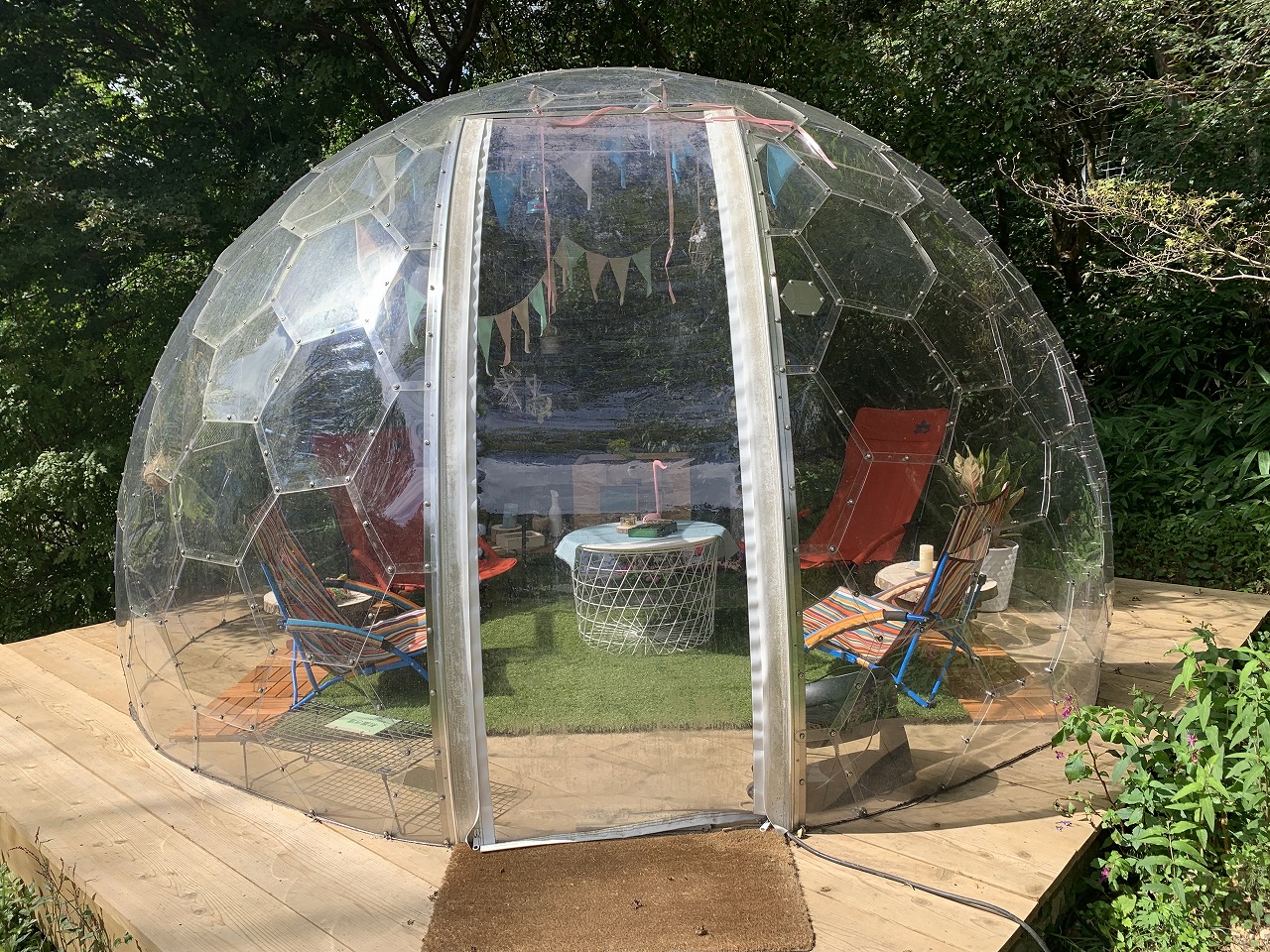 360度透明のドーム「SIKIドーム」