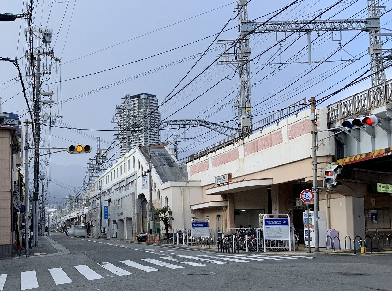 阪神電車 「住吉駅」