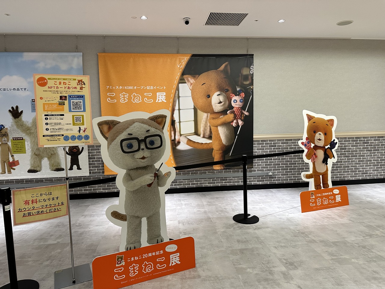 オープニング展示「こまねこ展」