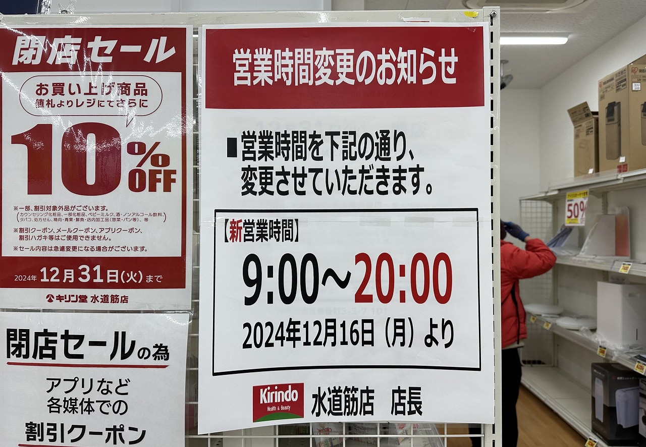 「キリン堂 水道筋店」