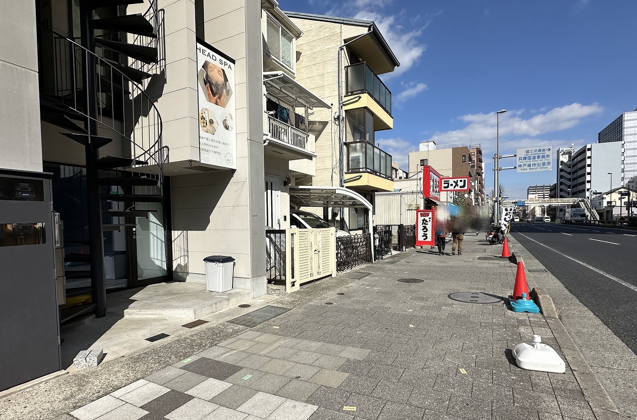 国道２号線沿い『うどん 笑楽（ワラク）』さん閉店されたようです…。