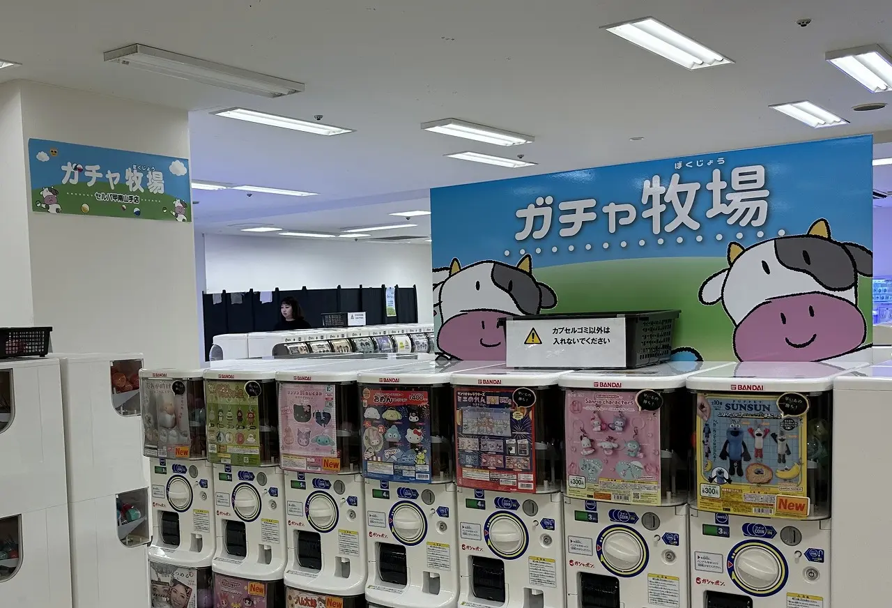 【神戸市東灘区】気がつかなかった…。「ガチャ牧場 セルバ甲南山手店」がオープンしています。