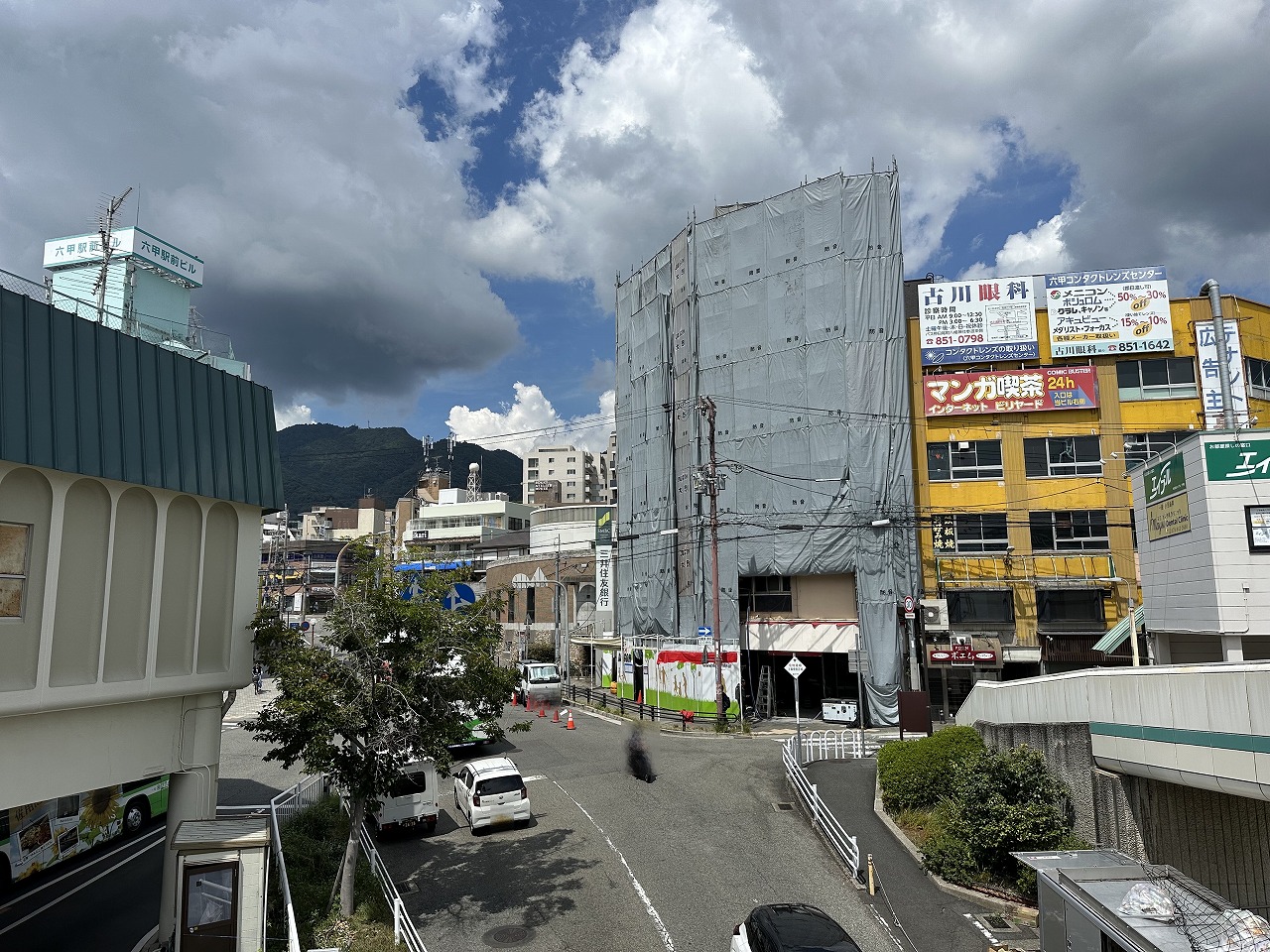 【神戸市灘区】『新六甲ビル』に足場が組まれたようです。結局、どう変わるのだろう？《読者様からの情報＋さらに追記情報》