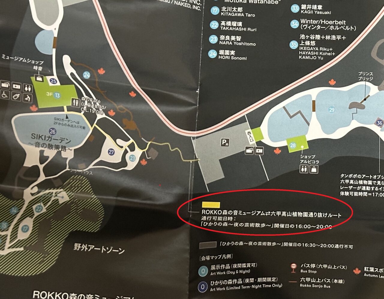 【神戸市灘区】幻想的な夜の芸術散歩♪ 六甲ミーツ・アート2025「ひかりの森」に行ってきました！ 行く前に読んで～♪