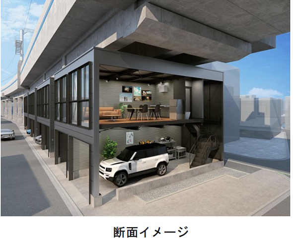 【神戸市東灘区】阪神電車の高架下に誕生！魚崎・青木駅間に"秘密基地"のようなガレージハウス計画が進行中です♪