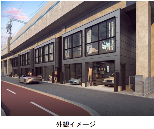 【神戸市東灘区】阪神電車の高架下に誕生！魚崎・青木駅間に"秘密基地"のようなガレージハウス計画が進行中です♪