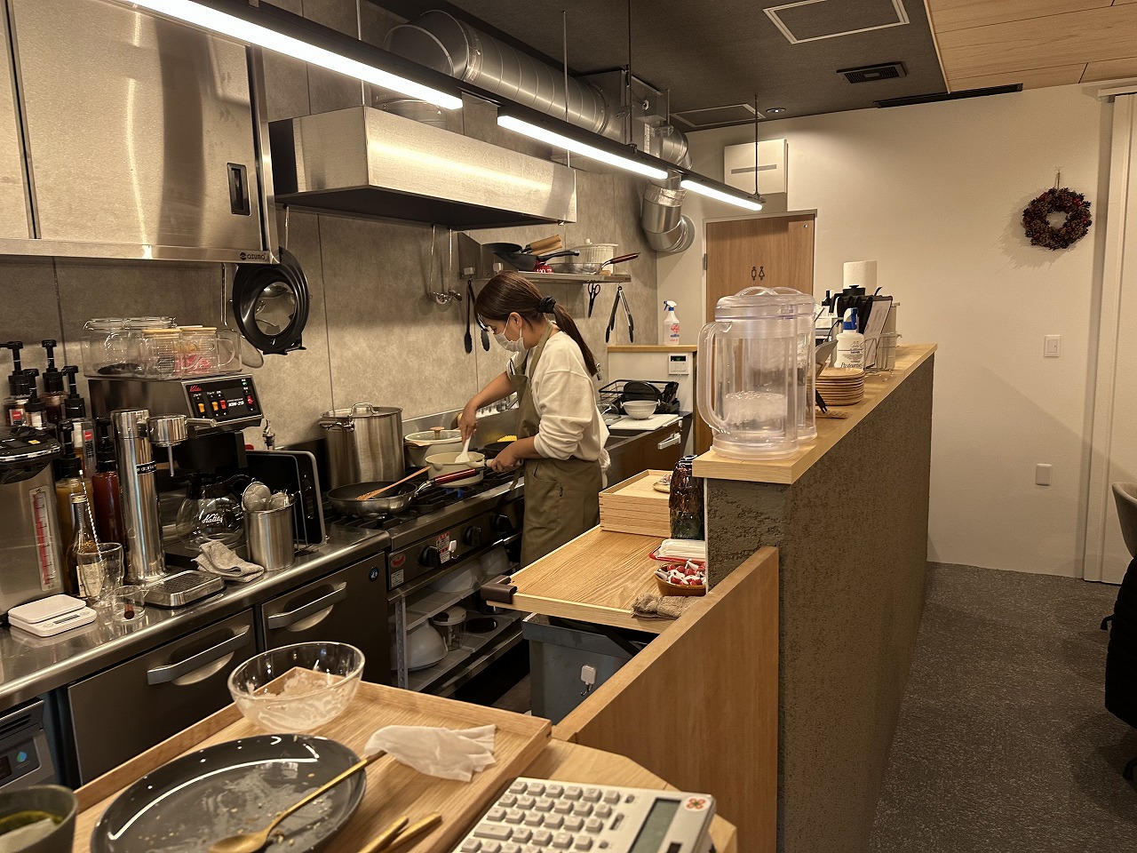 【神戸市灘区】水道筋商店街『Café そのまま』さん オープン♪ おしゃれカフェ映えスイーツ~豚汁・うどんメニューもあり!