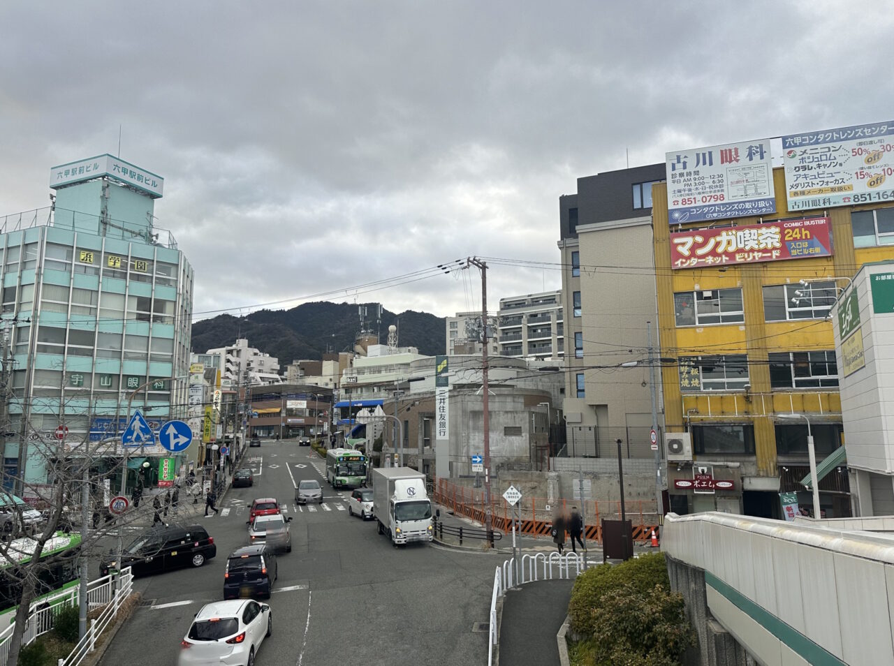 【神戸市灘区】阪急六甲駅前『新六甲ビル』跡地のフェンスに看板が！デベロッパーが判明。