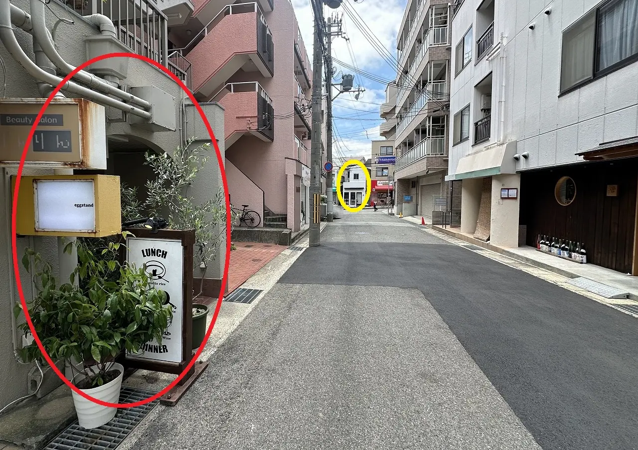【神戸市東灘区】MAPを見ながらでも通り過ぎそう?! JR住吉駅近くの隠れ家「eggstand」で美しいオムライスを♪