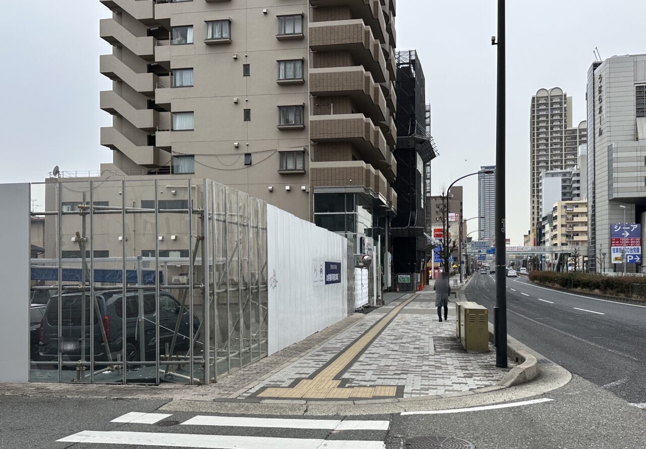 【神戸市東灘区】「白洋舎 東灘営業所」跡地がコインパーキングに! DS STORE 神戸の臨時駐車場を経て変化