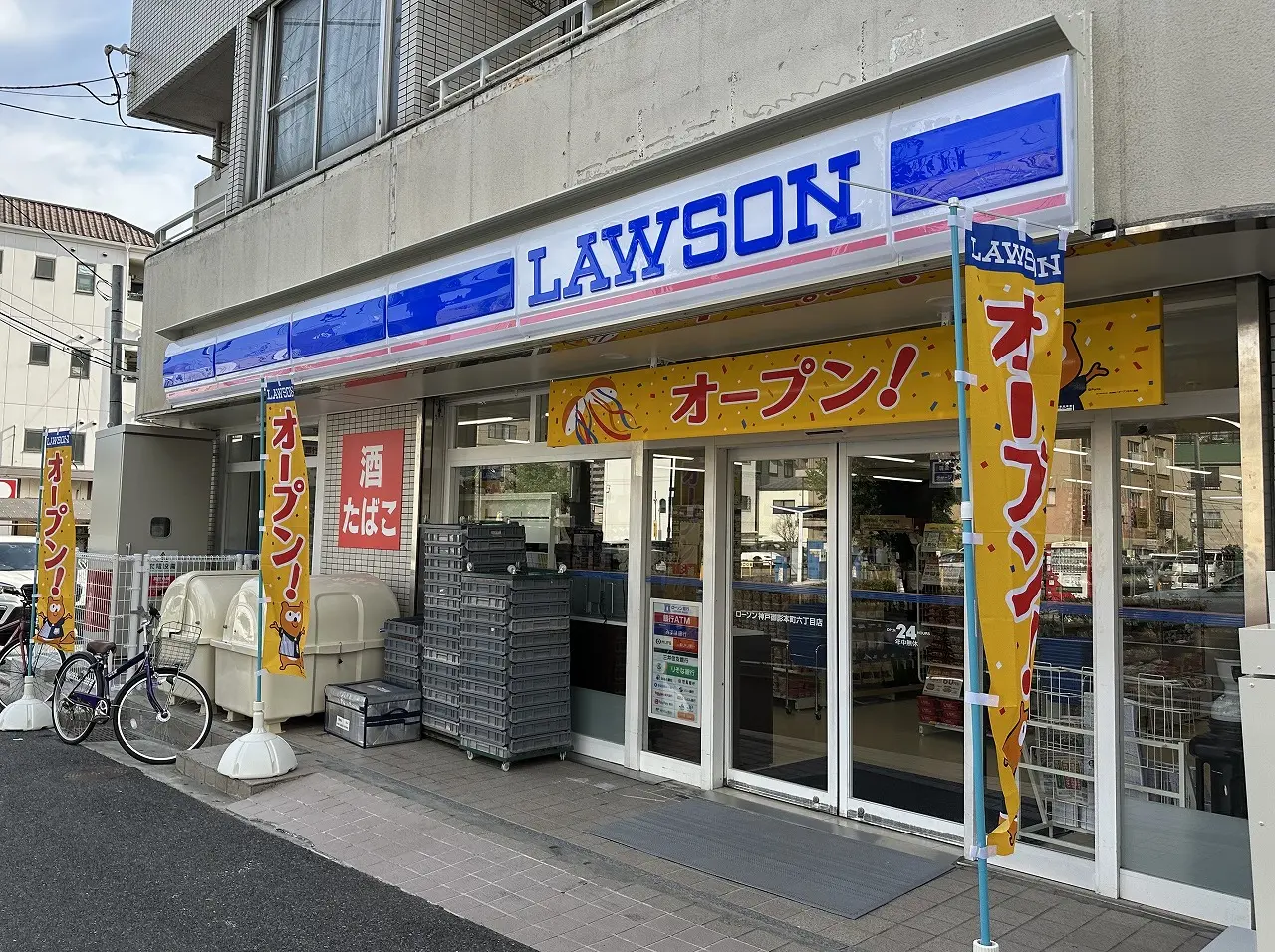 【神戸市東灘区】阪神御影駅前、“ローソン王国” 揺るぎなし。「ローソン 神戸御影本町六丁目店」さんが7月28日オープン!