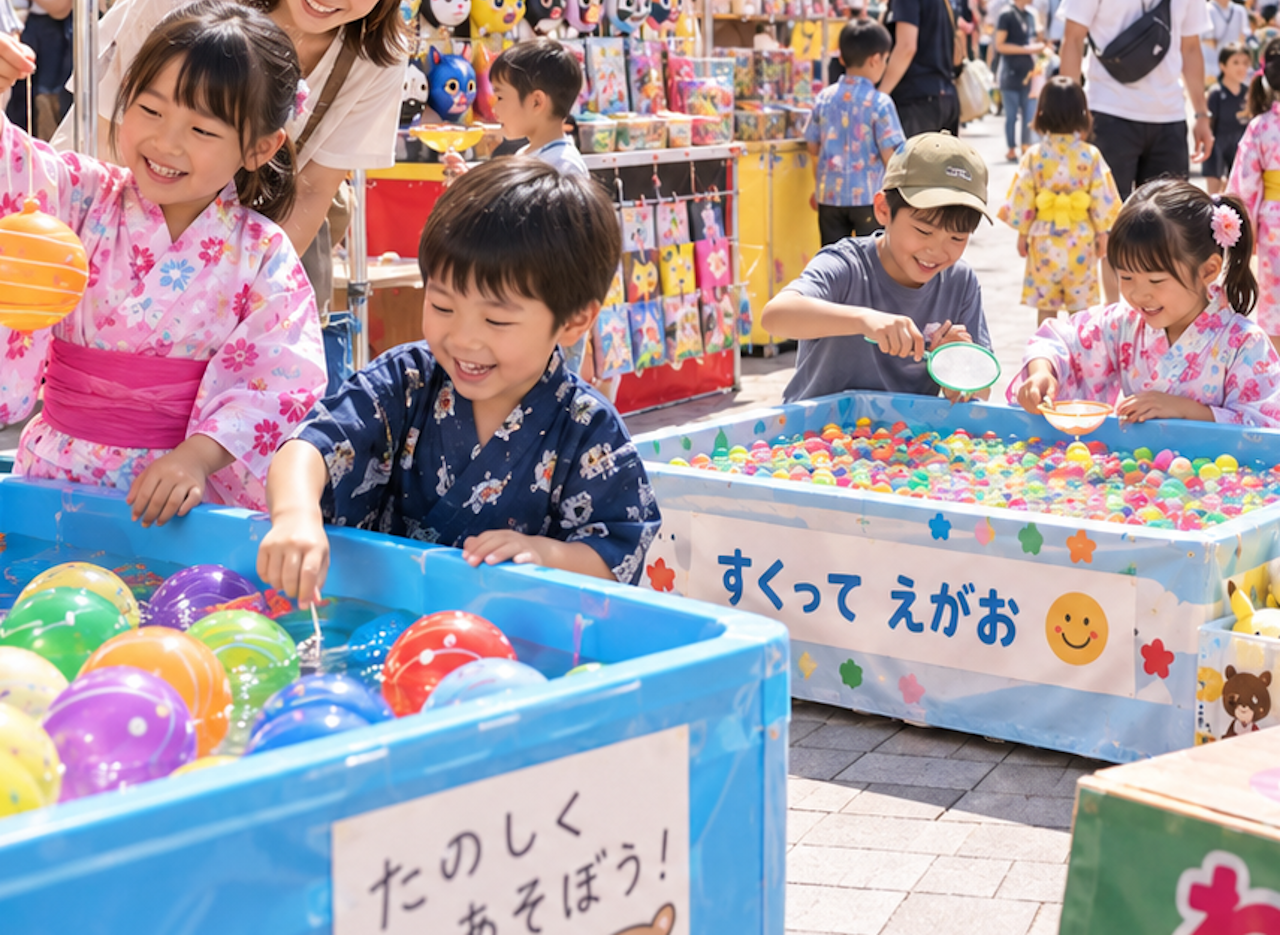 【神戸市東灘区】まだまだ水遊び♪ サンシャインワーフ神戸で「びしょぬれ大作戦&縁日」9月20・21日開催! 参加無料