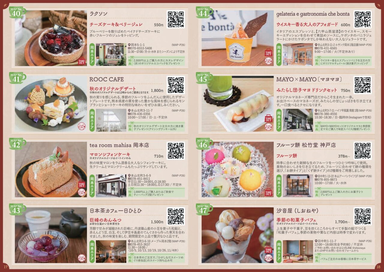 神戸ひがしなだスイーツめぐり