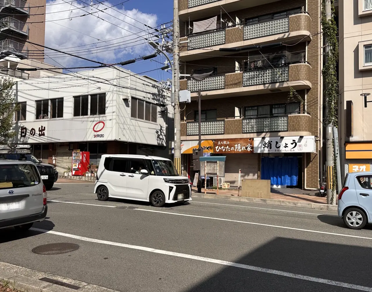 【神戸市灘区】阪神新在家駅すぐに「蛸しょう」の看板が登場!「ふくちぁん餃子」跡で、新しいお店の準備が進んでいます