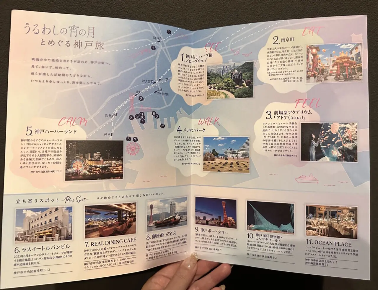 【神戸市】映画『うるわしの宵の月』道枝駿佑さん&安斉星来さんの神戸ロケ地マップを配布中!三宮でいただいてきました♪